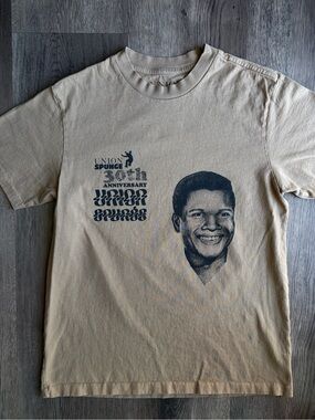 Union Sponge 30th Anniversary Beige Short-Sleeve Graphic Tee